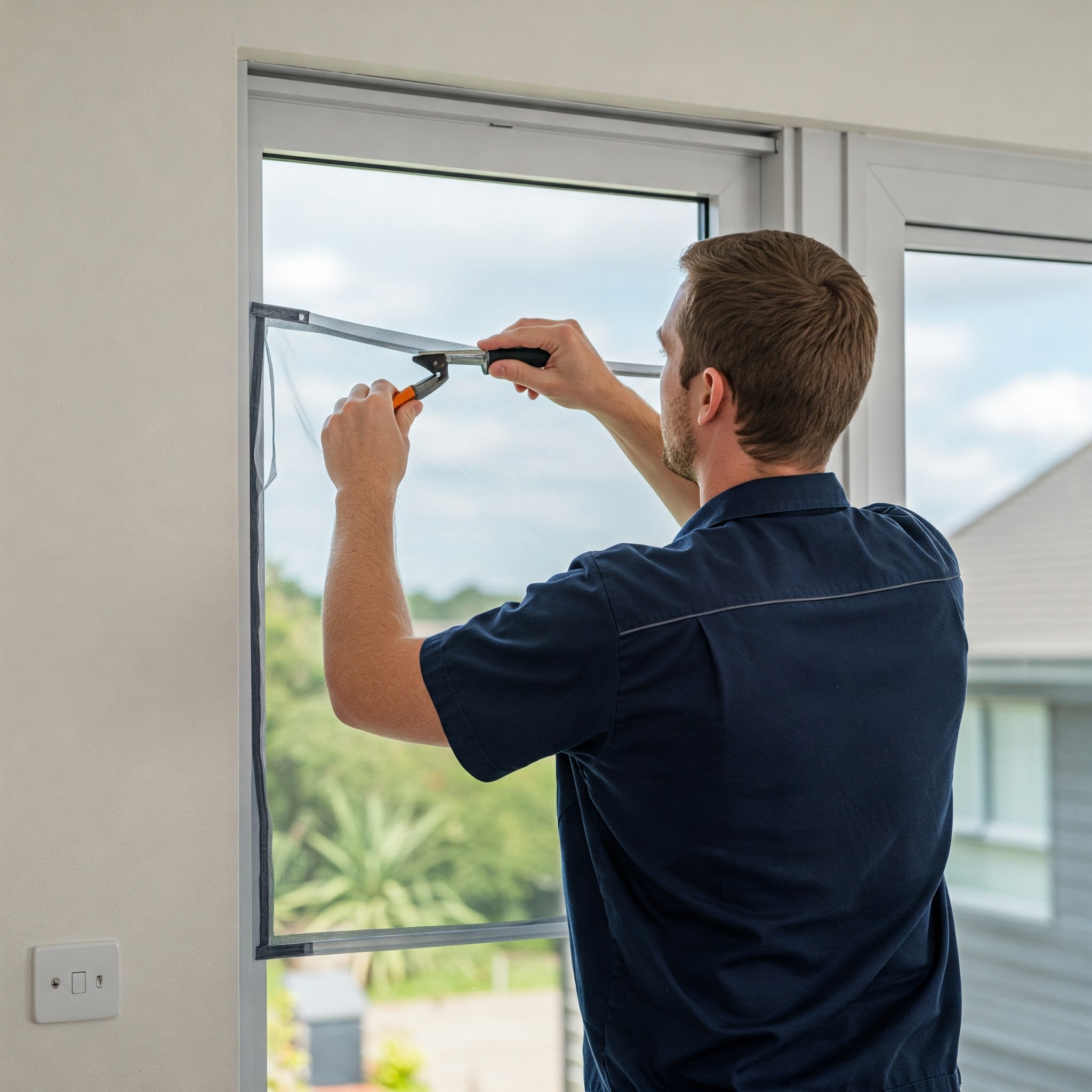 Mosquito Mesh Installation Example